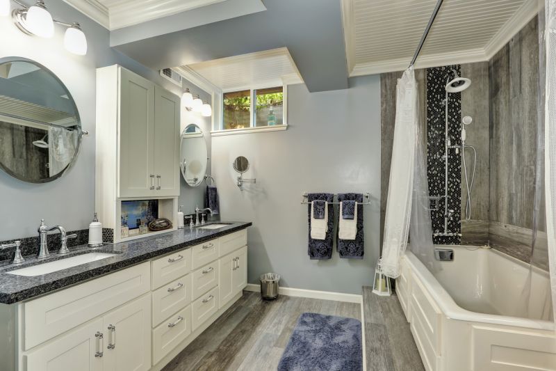 Renovated Bathroom with Custom Storage